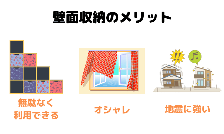 壁面収納のメリット