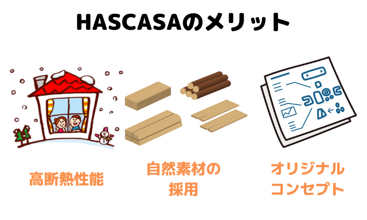 HaScasaのメリット